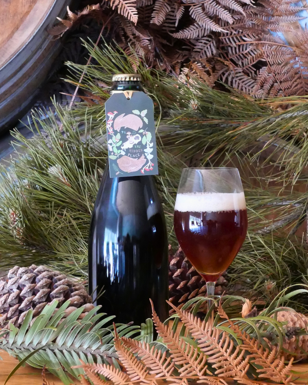 The Hidden Place - Mushroom & Truffle Barrel Aged Forest Ale