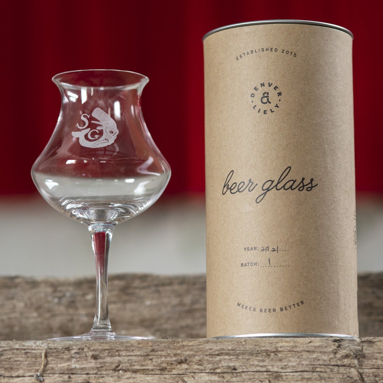 Denver & Liely Beer Glass