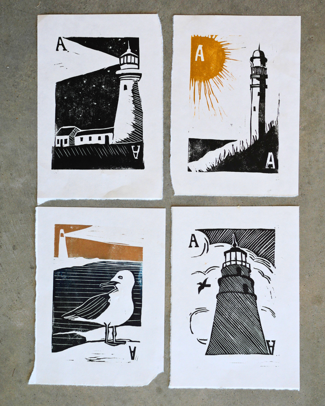 Lighthouse Print Set