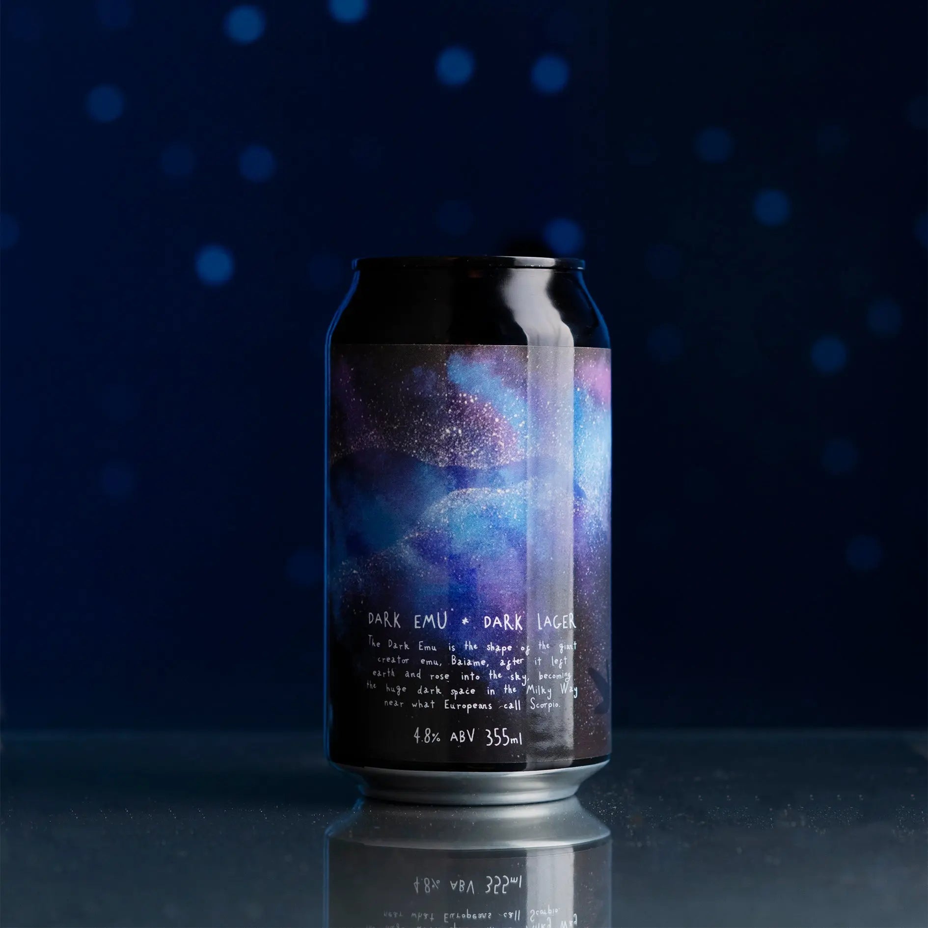 4 Pack of Dark Emu - Dark Lager w/ Native Grass Seed