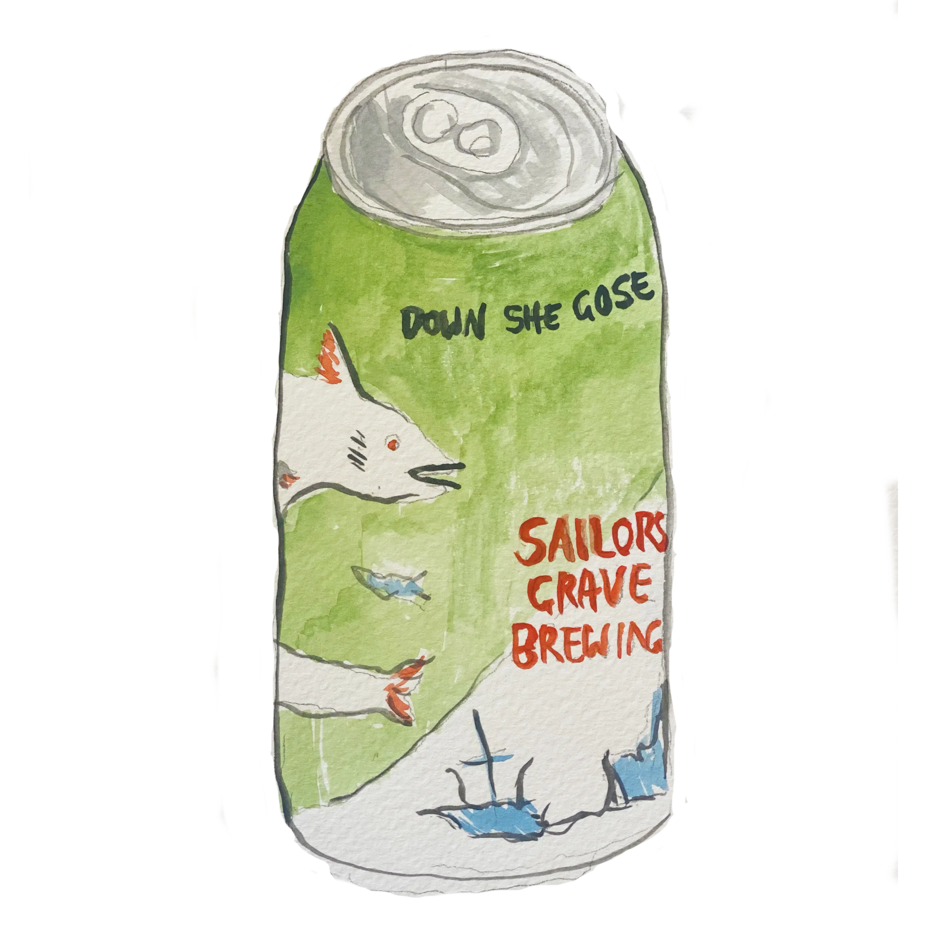 4 Pack of Down She Gose - Sea Salt & Seaweed Gose