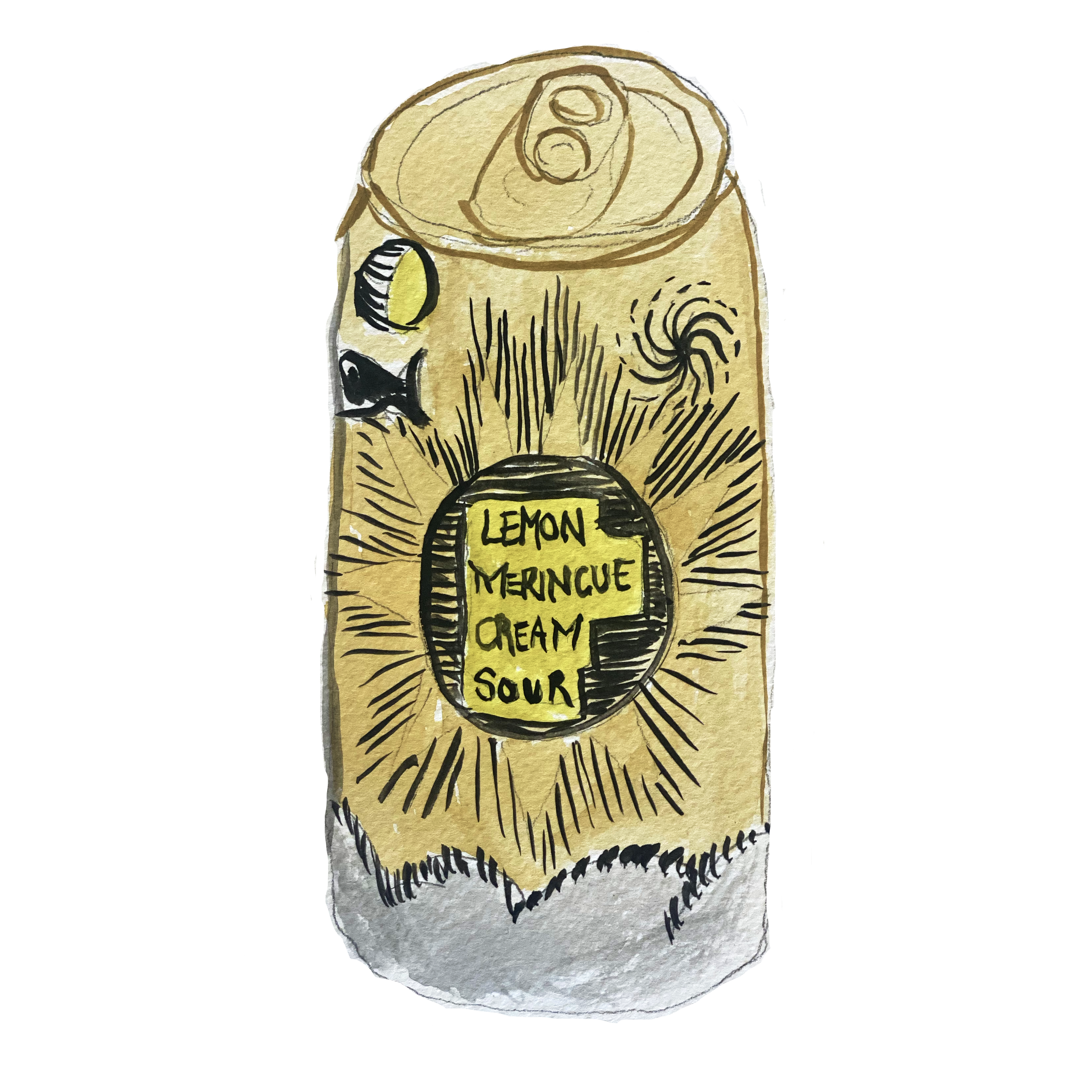 4 Pack of Lemon Meringue Cream Sour